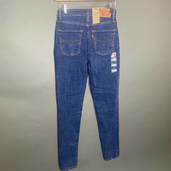 Jean Bongo Arielle Mid Rise Skinny, Taille 5, Foncé, Neuf Avec étiquettes